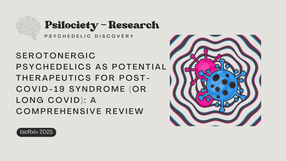 Serotonergic Psychedelics as Potential Therapeutics for Post-COVID-19 Syndrome (or Long COVID): A Comprehensive Review